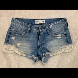 Denim shorts
